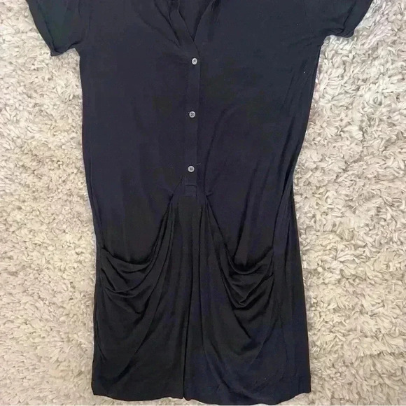 Theory Women’s Black Collar Dress - Picture 4 of 9